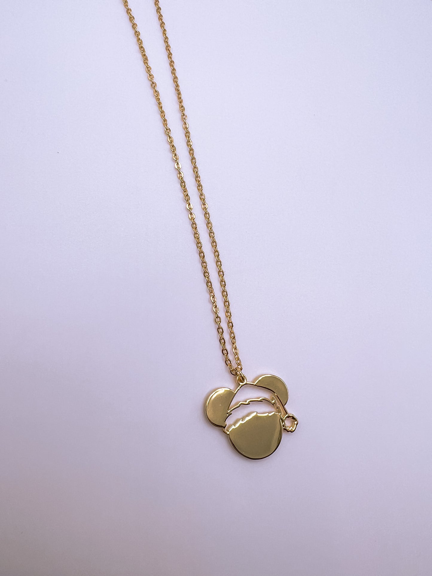 Santa Mouse Necklace