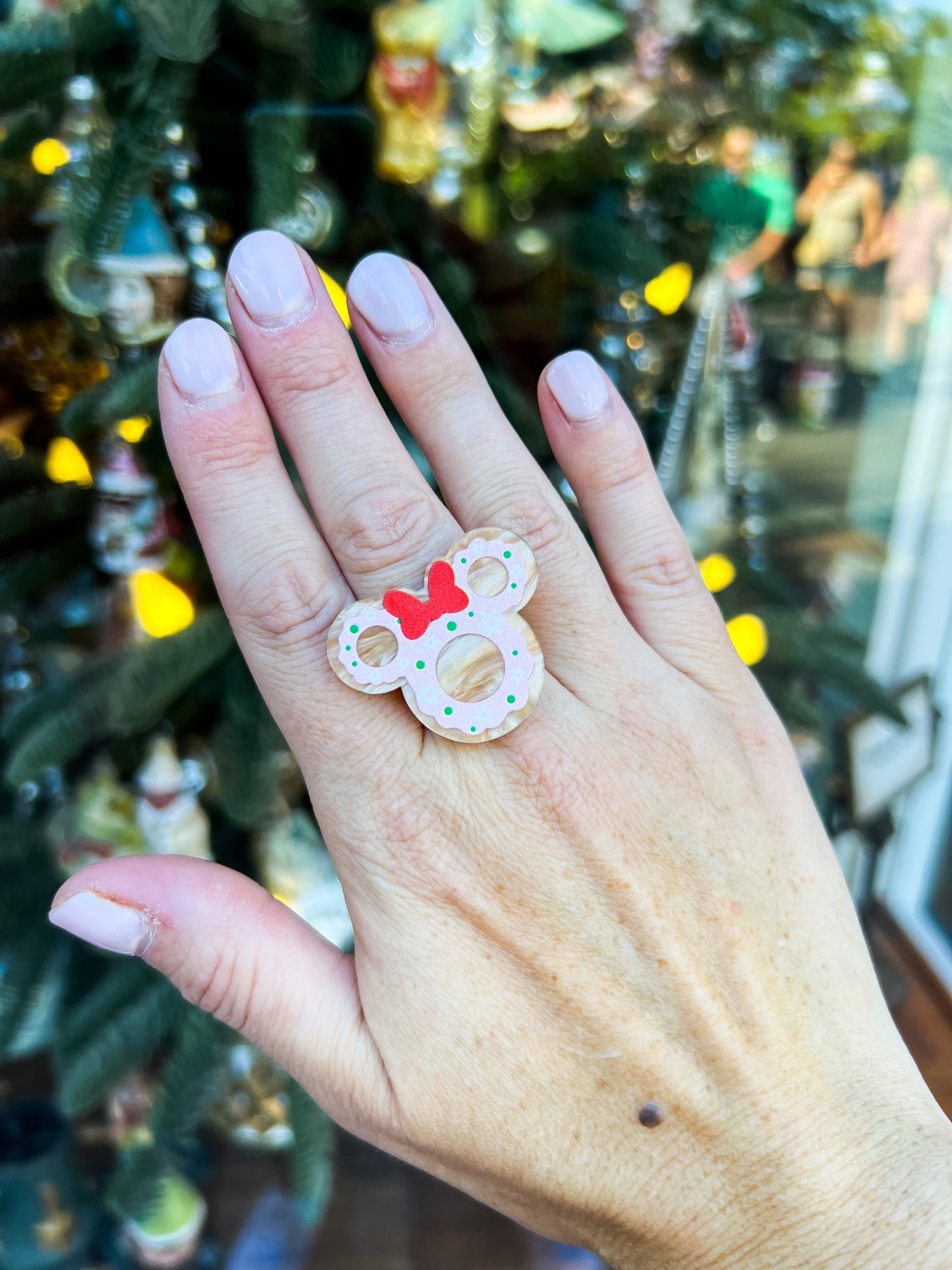 Minnie Pink Wreath Ring