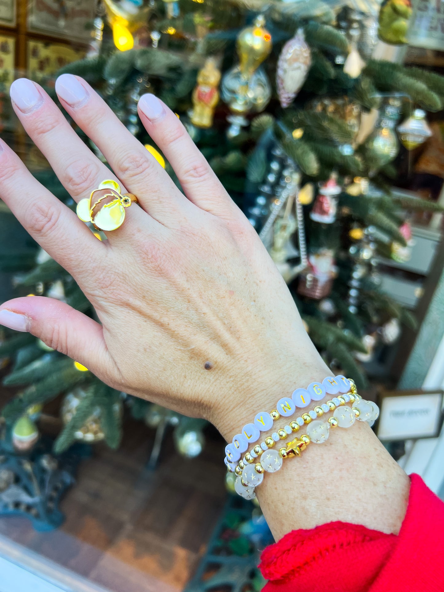 Santa Mouse ring