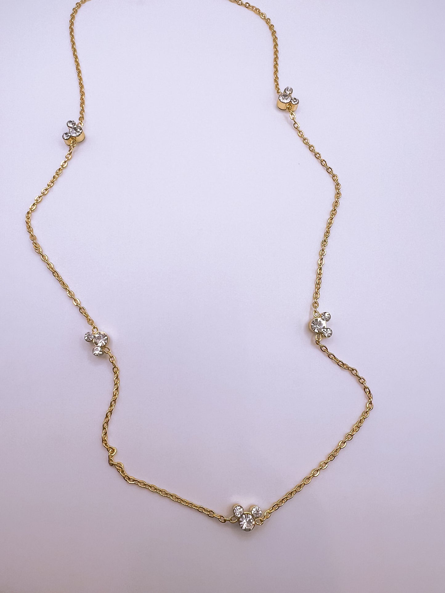 PRE ORDER Dainty Mouse Gem Necklace