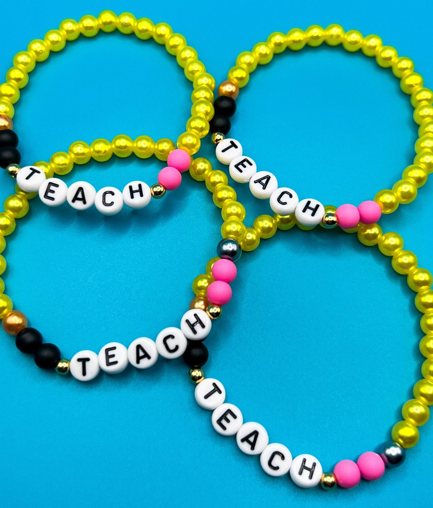 Teacher/Pencil Bracelet