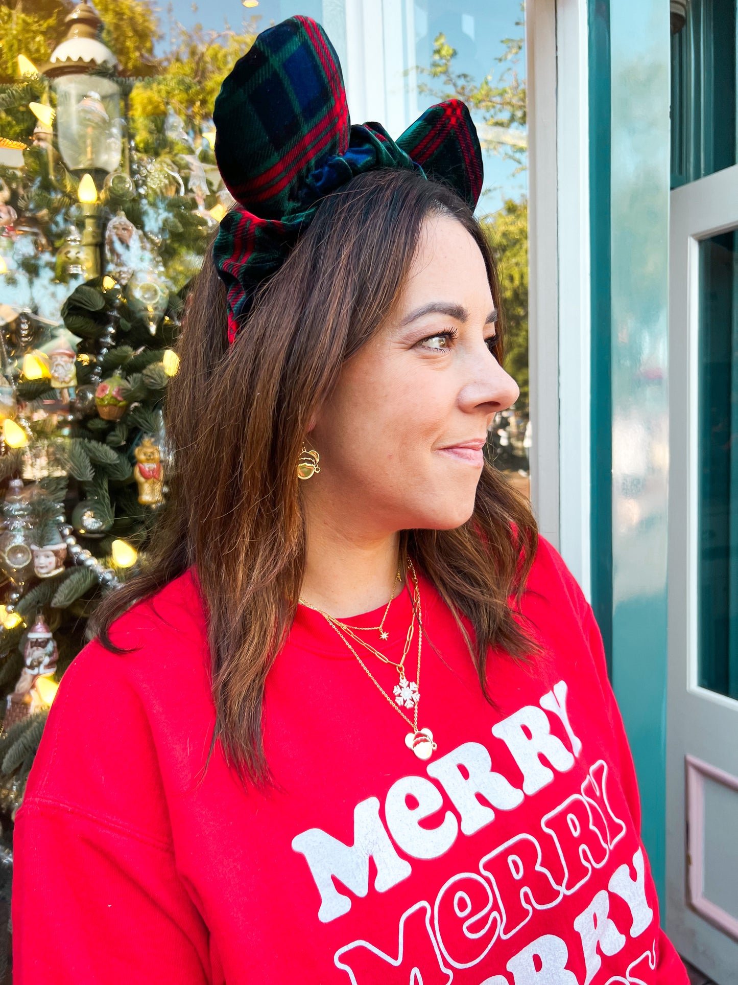 Santa Mouse Earrings