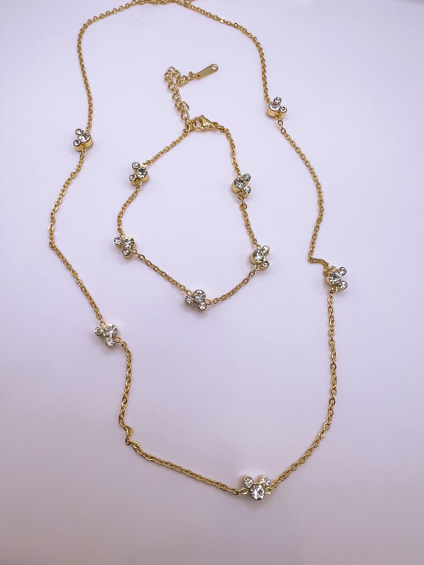 PRE ORDER Dainty Mouse Gem Necklace