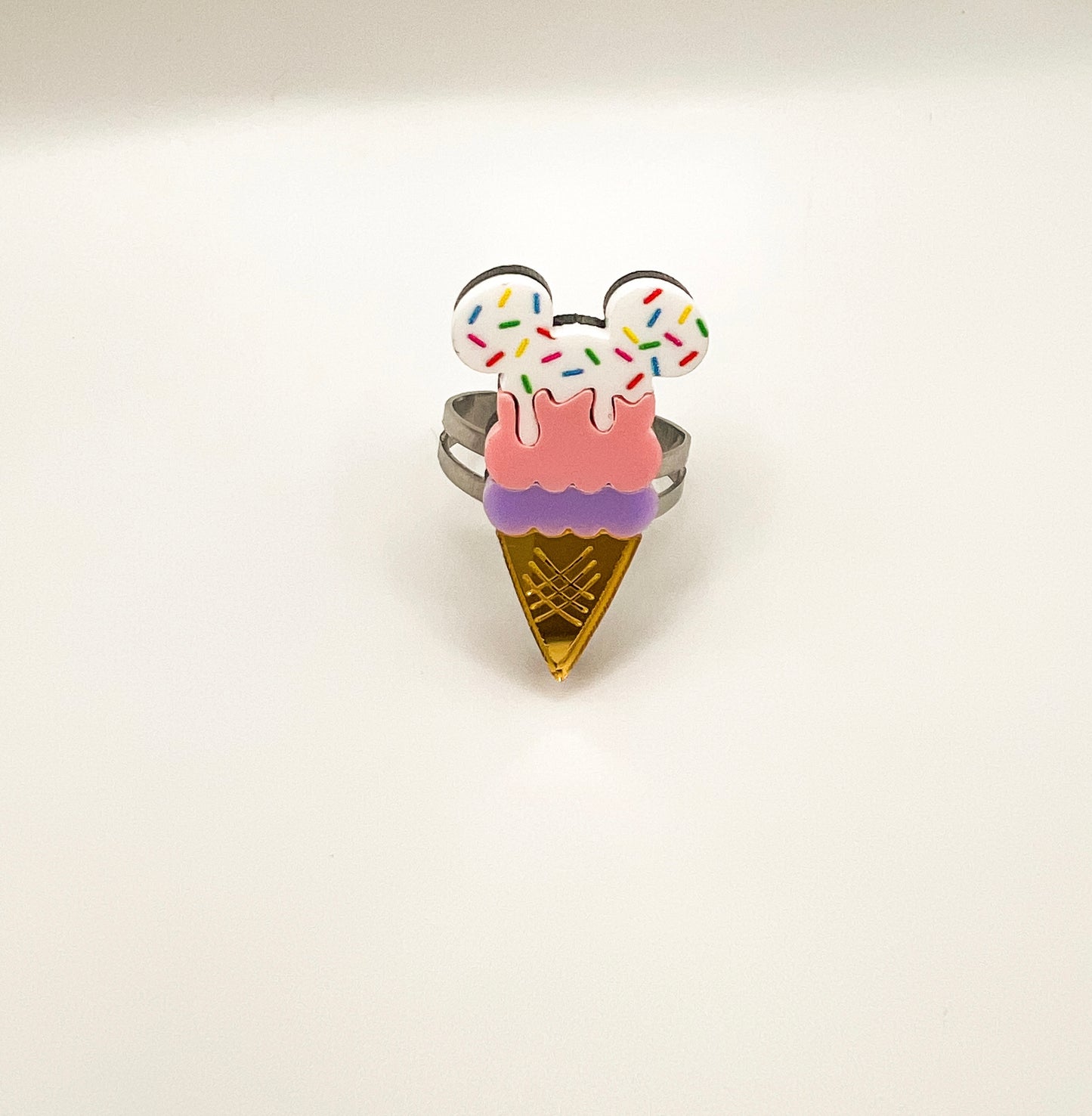 Ice Cream Mouse Ring