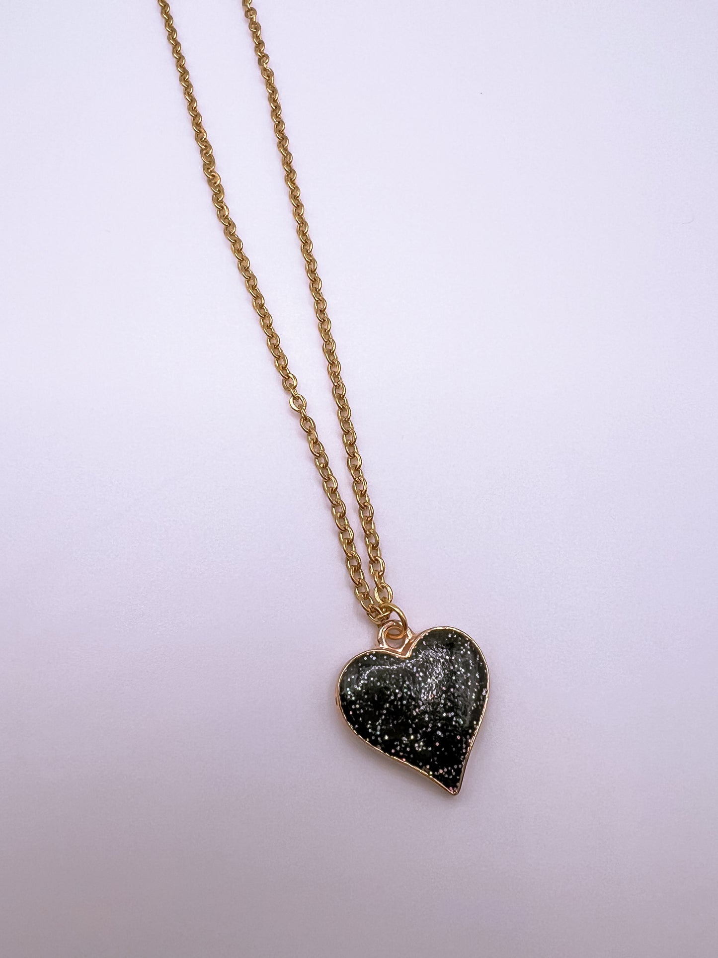 Black Heart Necklace