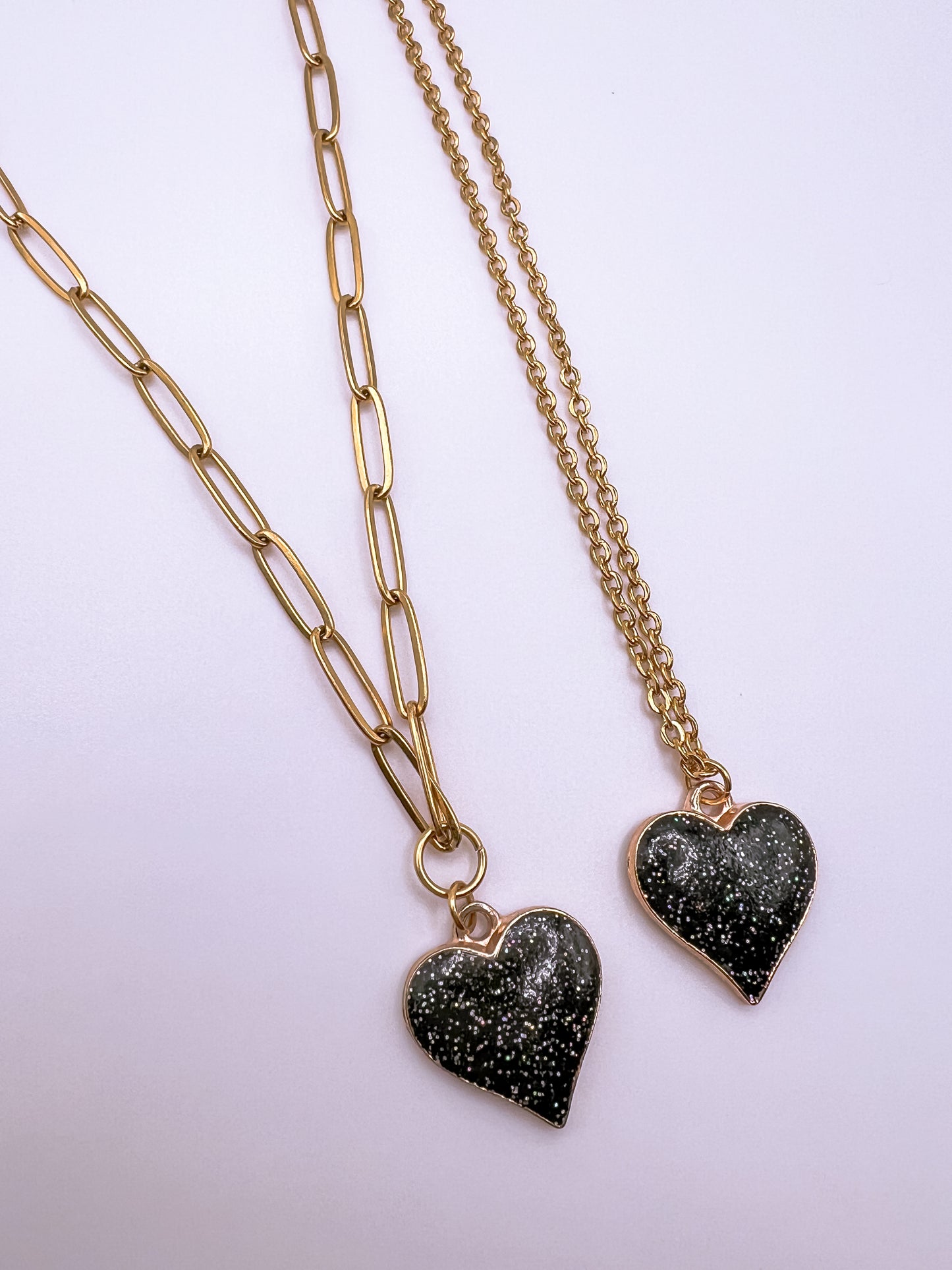 Black Heart Necklace