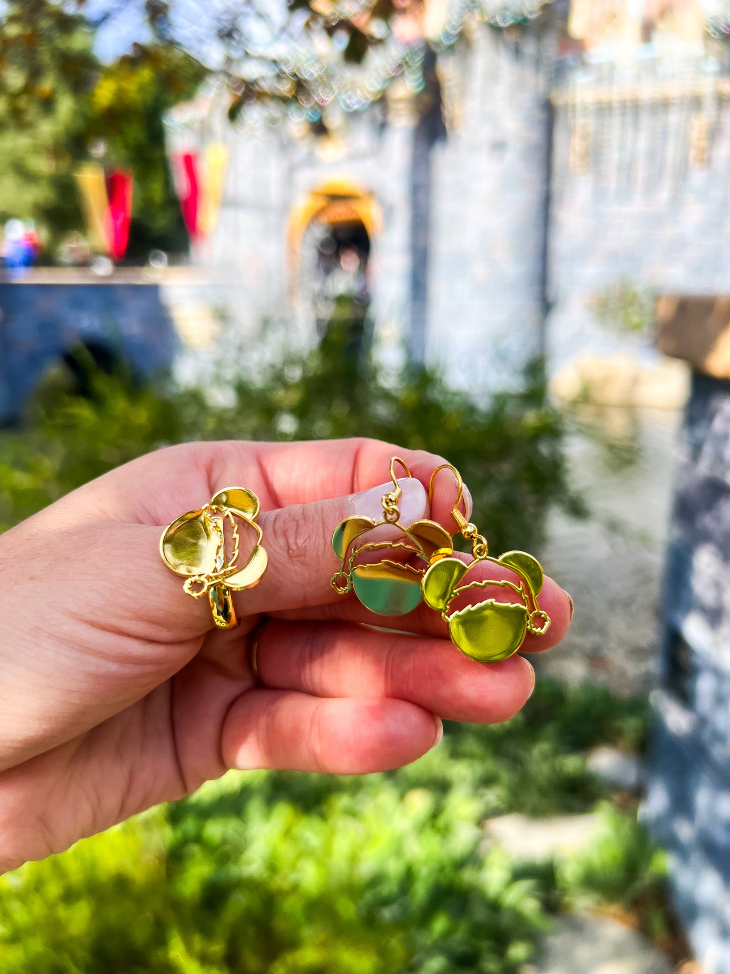 Santa Mouse Earrings