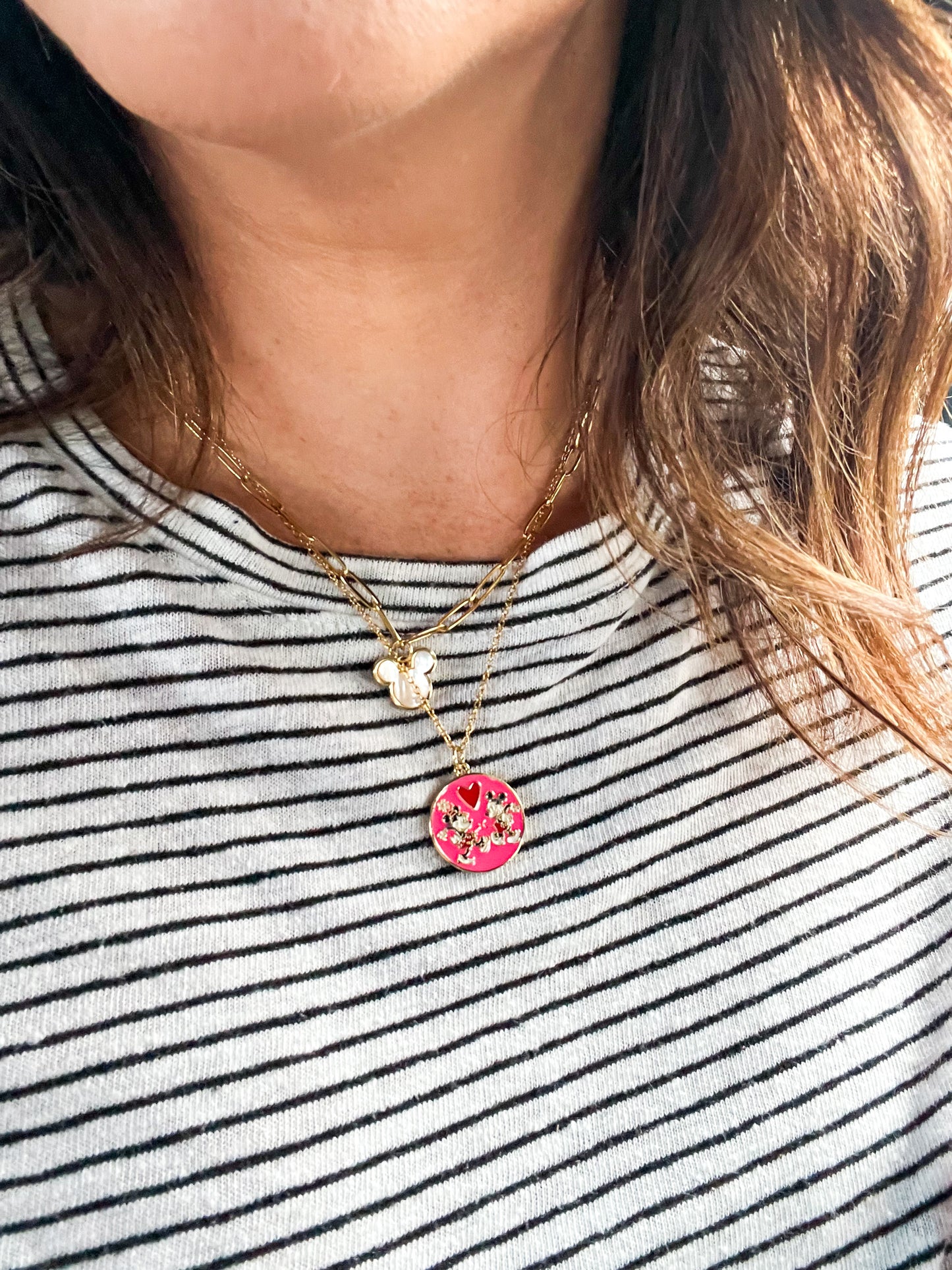 Opal Mouse Necklace