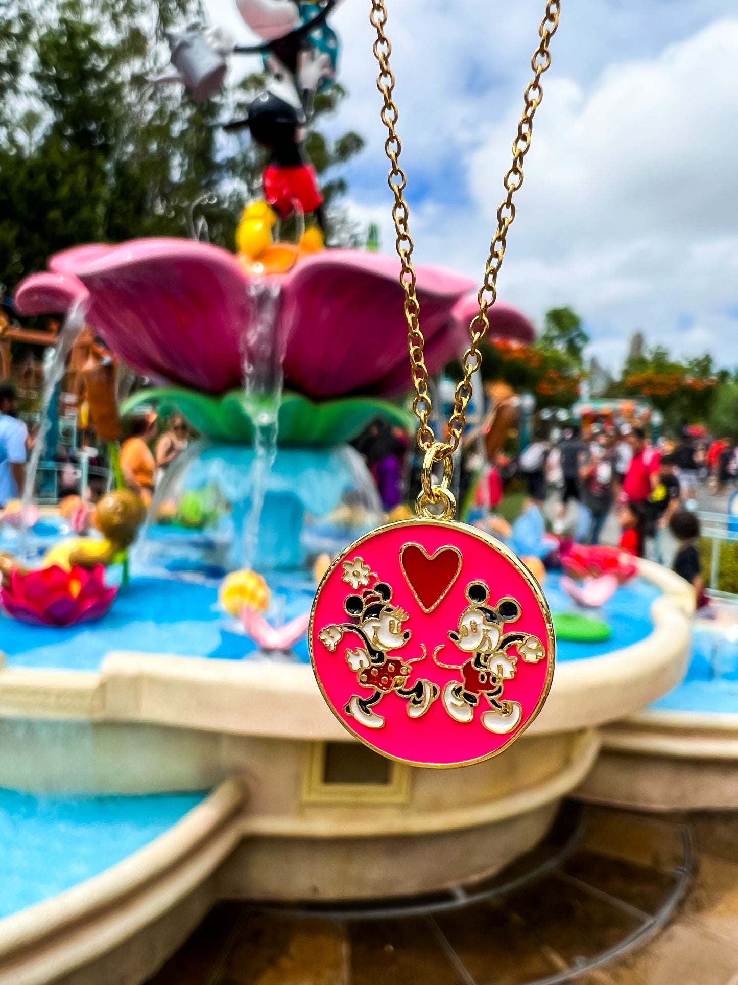 Mouse Couple Necklace