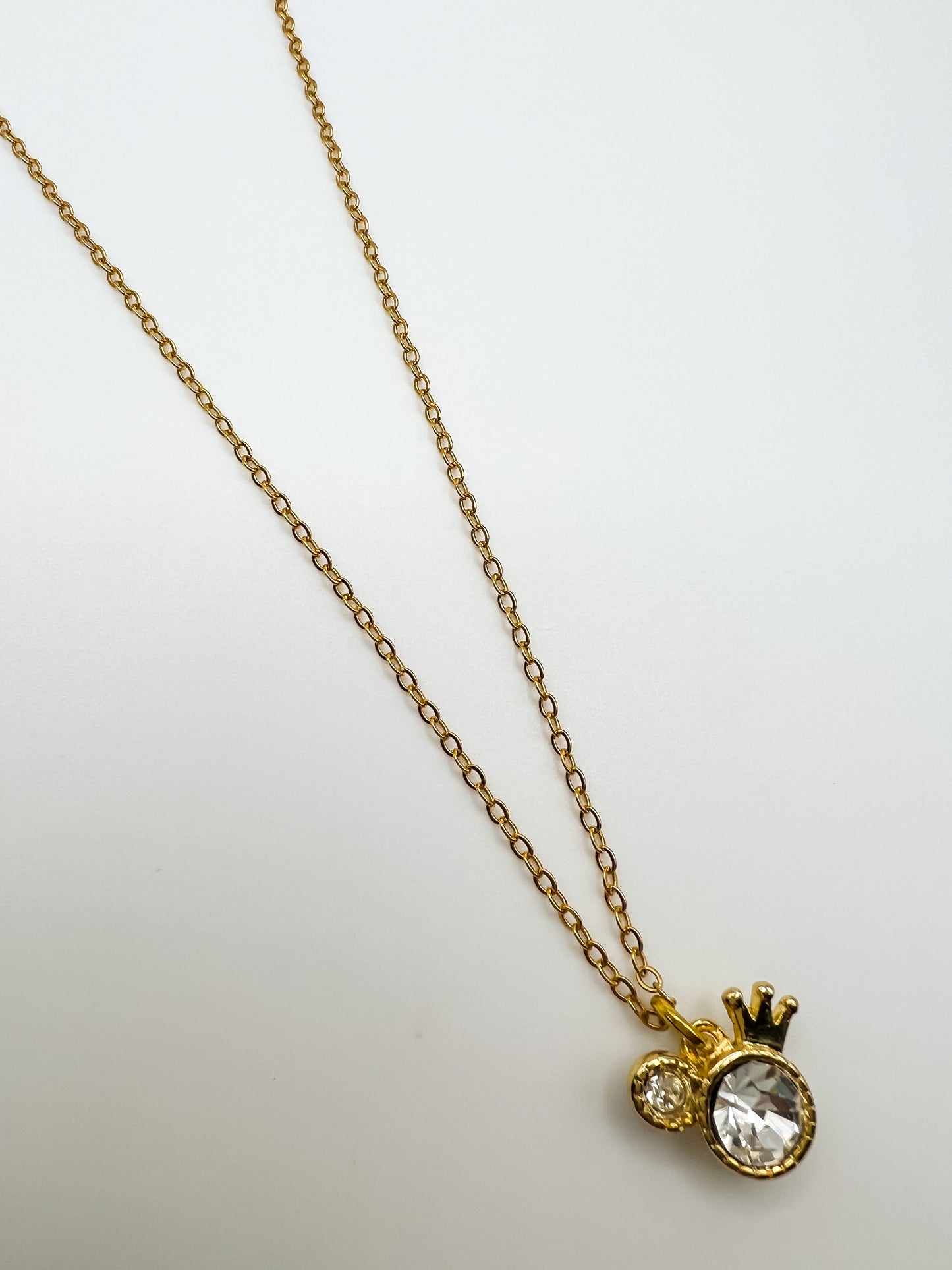 Crown Mouse Necklace