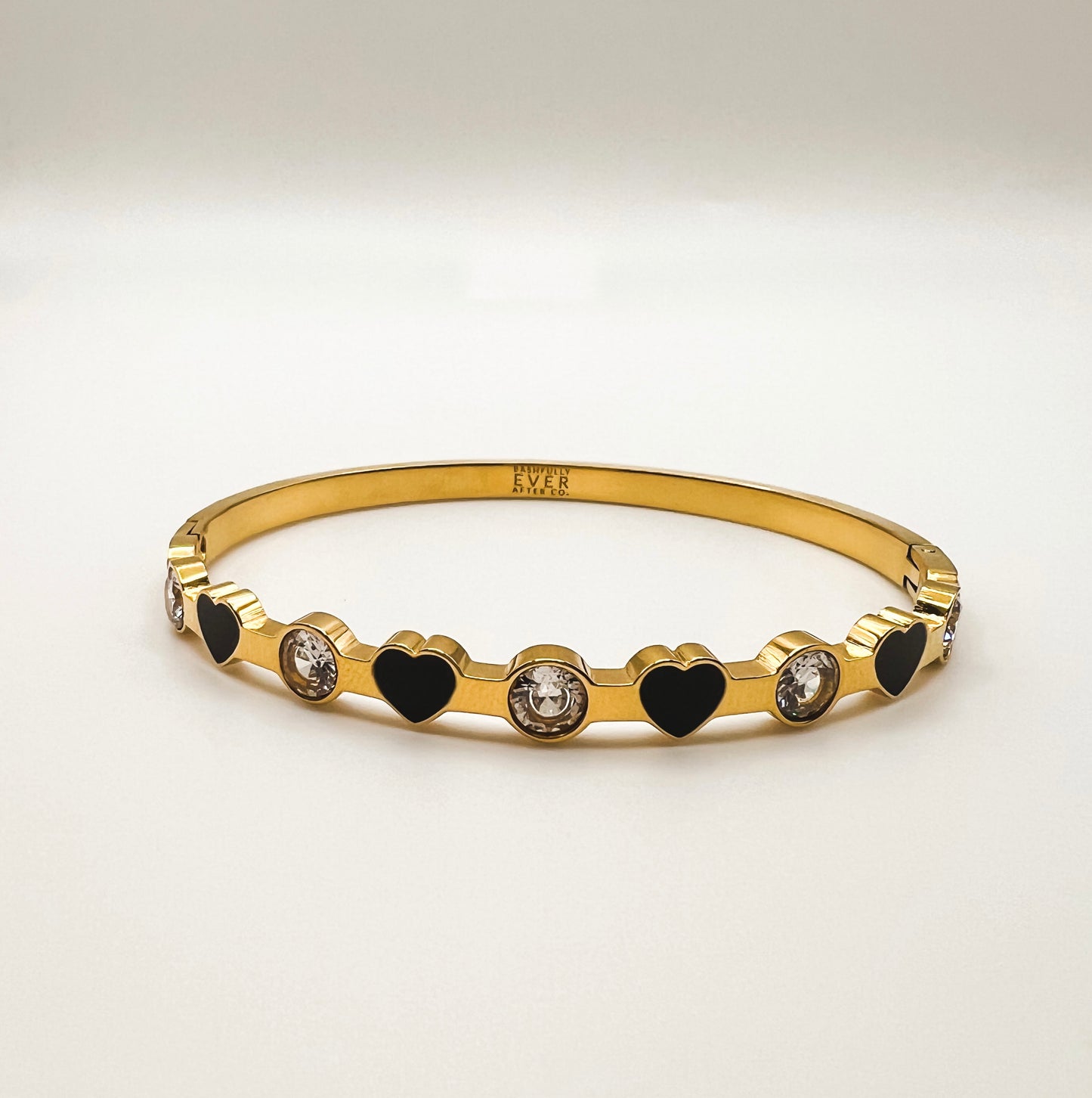 Black Heart Bangle