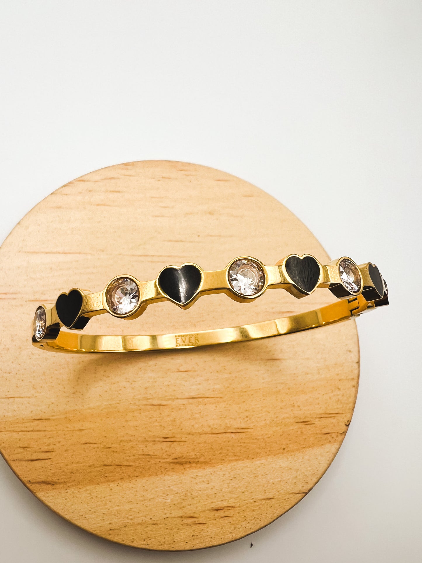 Black Heart Bangle