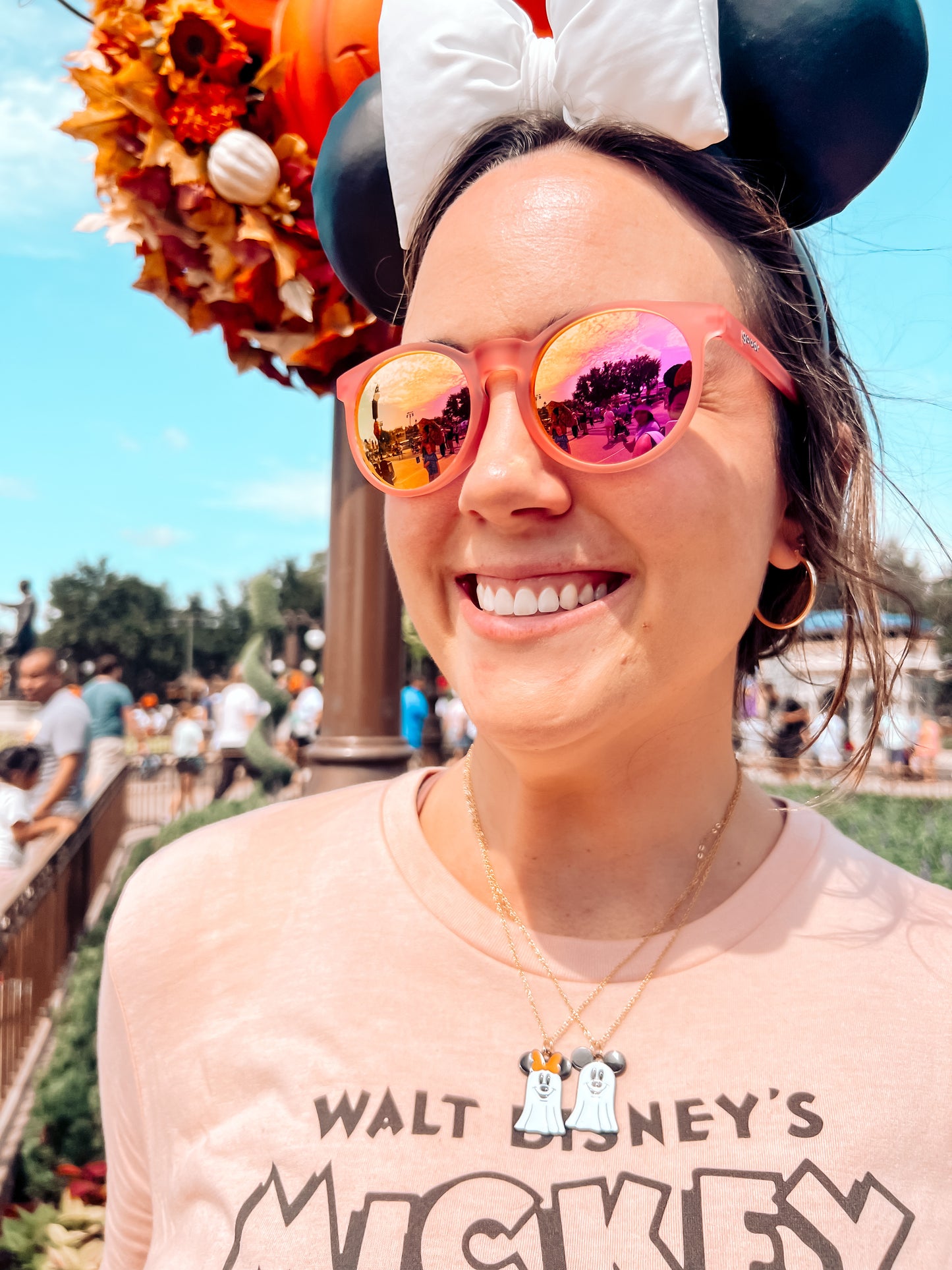 Ghost Mickey Necklace