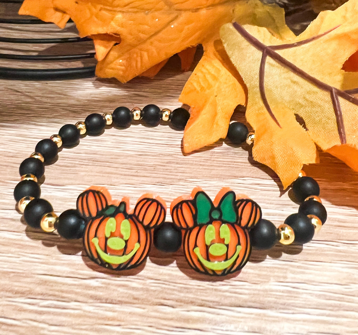 Mouse Pumpkin Bracelet
