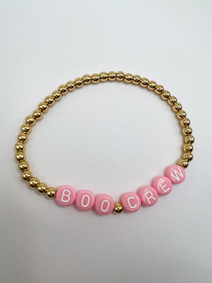 Boo Crew (Pink Letter Beads)