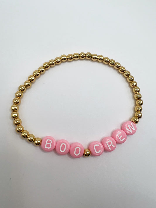 Boo Crew (Pink Letter Beads)