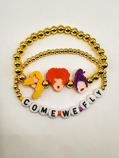 "Come We Fly" Worded Bracelet