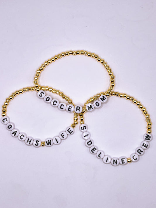 Soccer WORD Bracelet