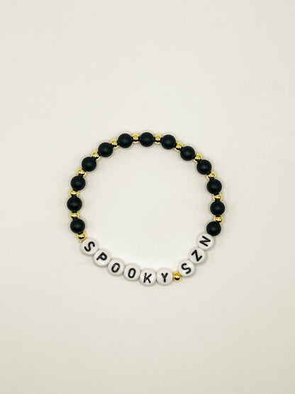 "Spooky SZN" Worded Bracelet