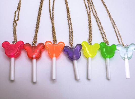 Mickey Lollipop Necklaces