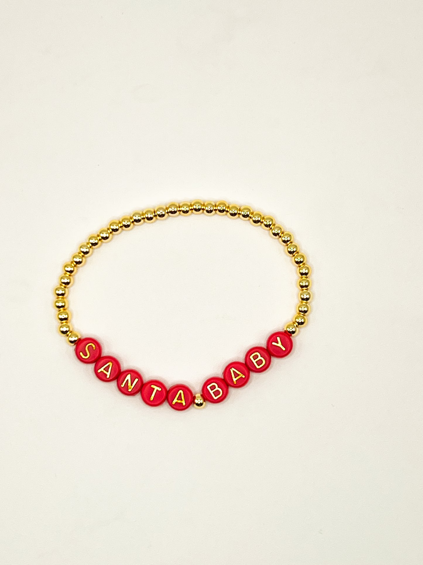 Santa Baby WORDED Bracelet