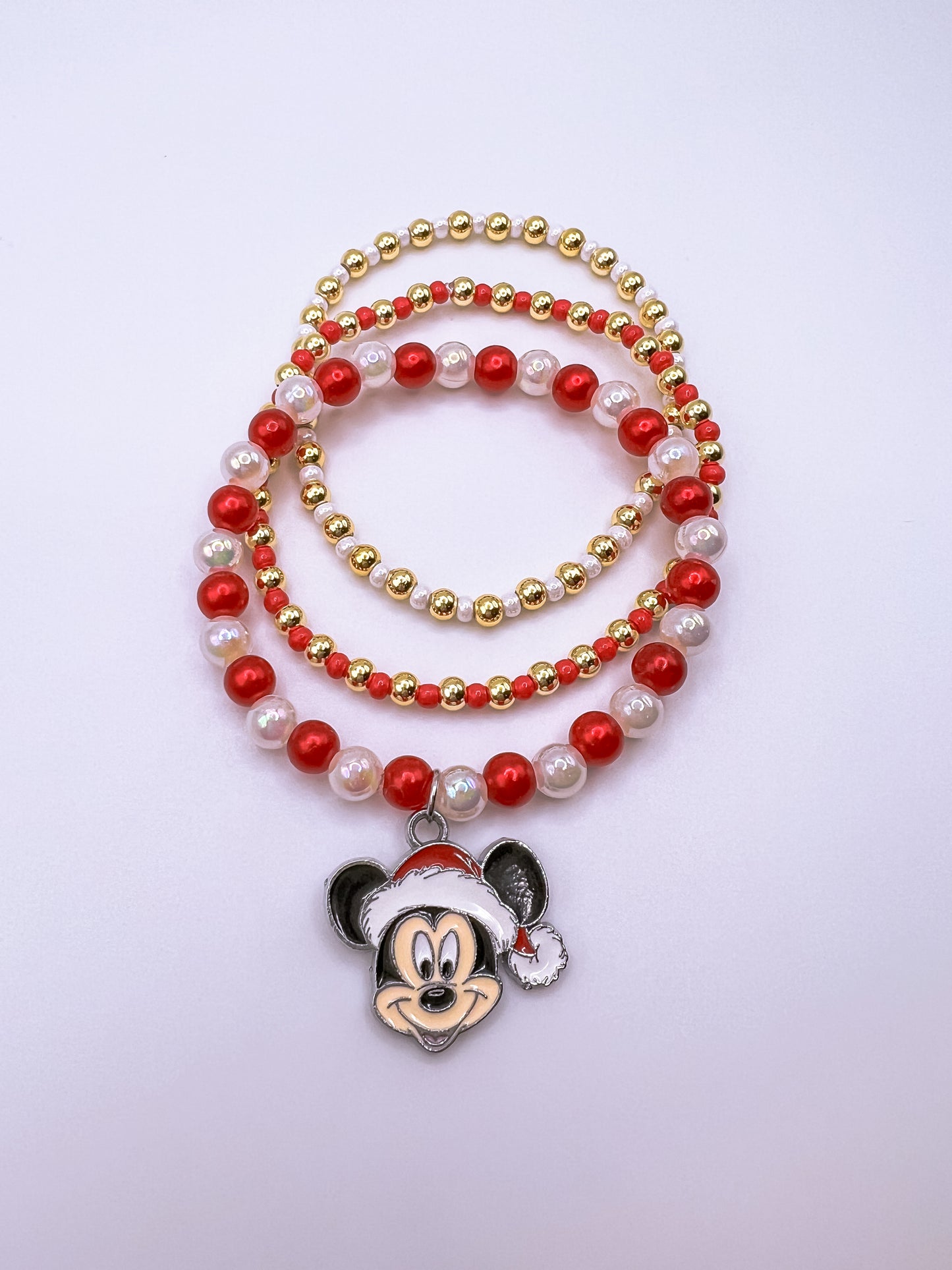 Mickey Santa Bracelet