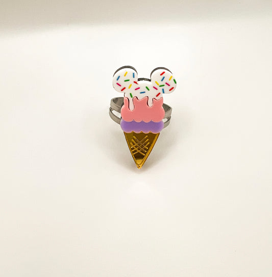 Ice Cream Mickey Ring