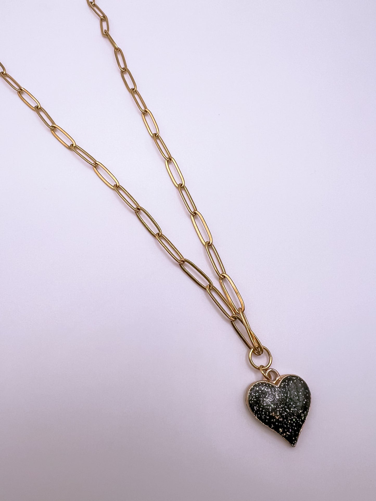 Black Heart Necklace