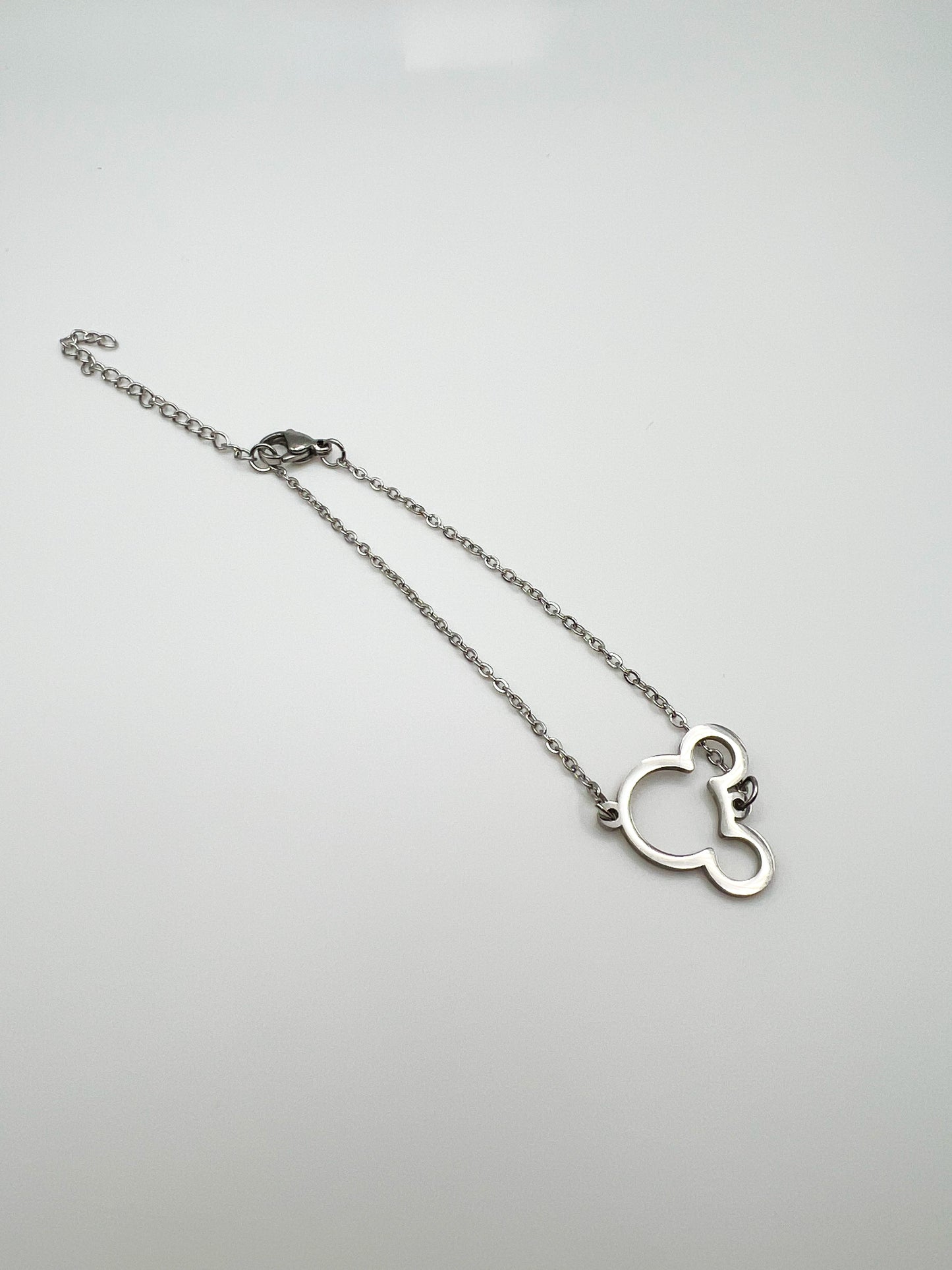 Silver Mouse Chain Bracelet