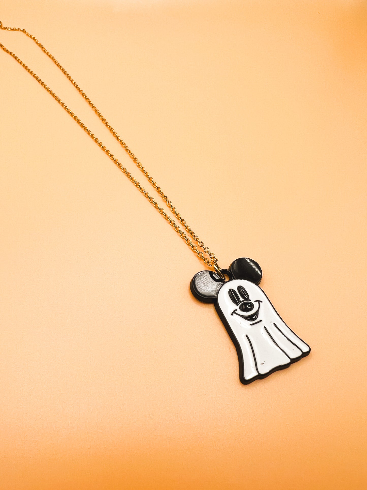 Ghost Mickey Necklace
